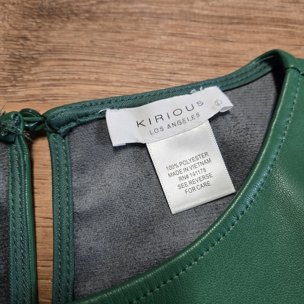 Green Sleeveless Midi Sheath Dress - Picture 5 of 5